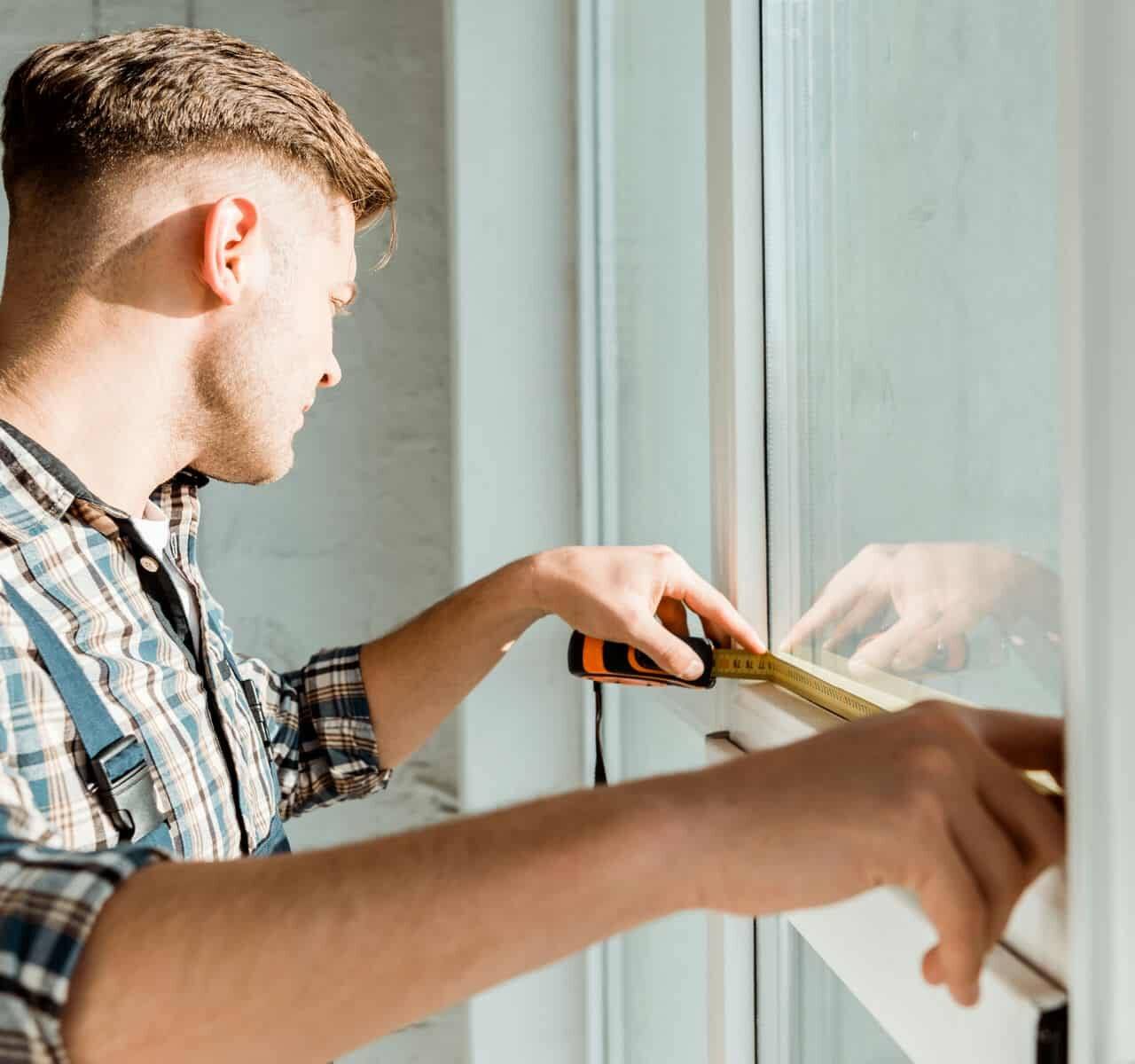 selective focus of installer measuring window