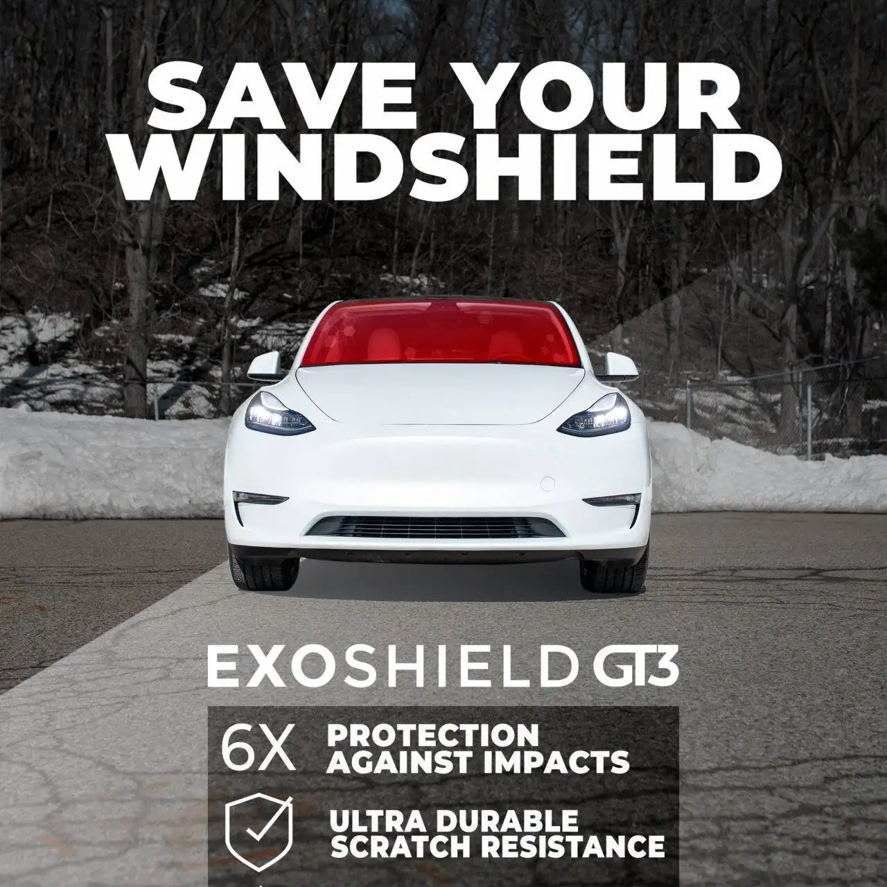 tesla exoshield windshield protection in redmond wa